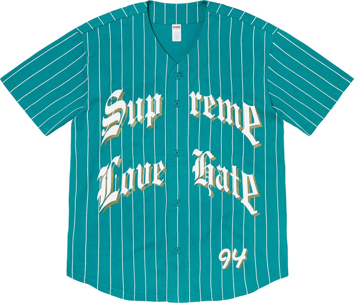 Love Hate Baseball Jersey view 2